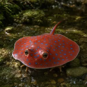 Stingray + Strawberry frog